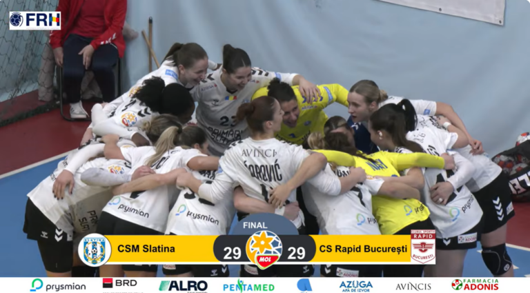 Remiză cu gusturi diferite: CSM Slatina – Rapid București 29-29